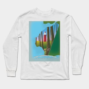 Fort Washington Park map Long Sleeve T-Shirt